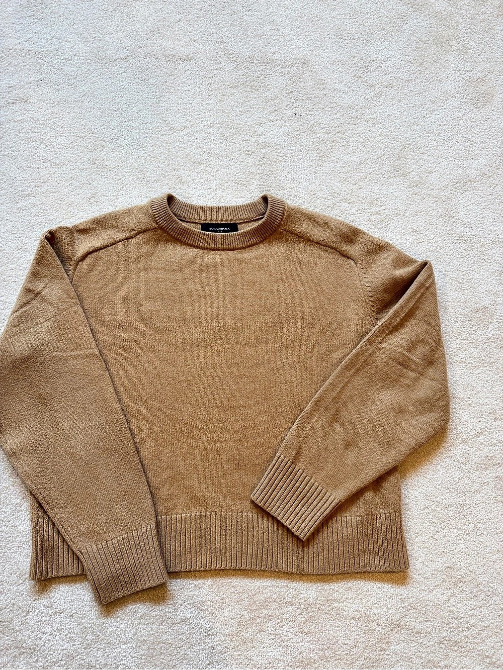 Banana Republic Camel Crewneck Sweater